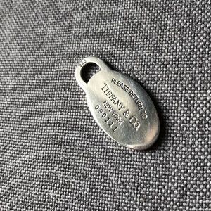 Tiffany Oval Dog Tag